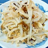 塩麹で☆もやしのごま高菜和え♪